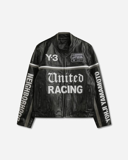 adidas Y 3 Nbhd Dainese Racer Jacket Black Coats and Jackets Leather Jackets KR1364