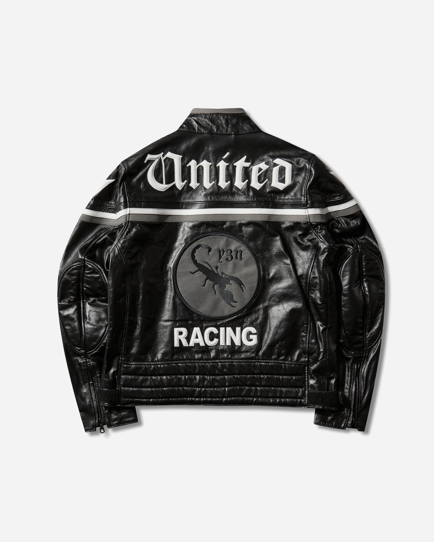 adidas Y 3 Nbhd Dainese Racer Jacket Black Coats and Jackets Leather Jackets KR1364