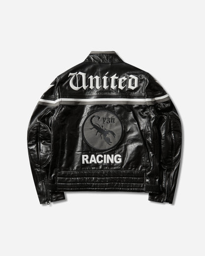 adidas Y 3 Nbhd Dainese Racer Jacket Black Coats and Jackets Leather Jackets KR1364