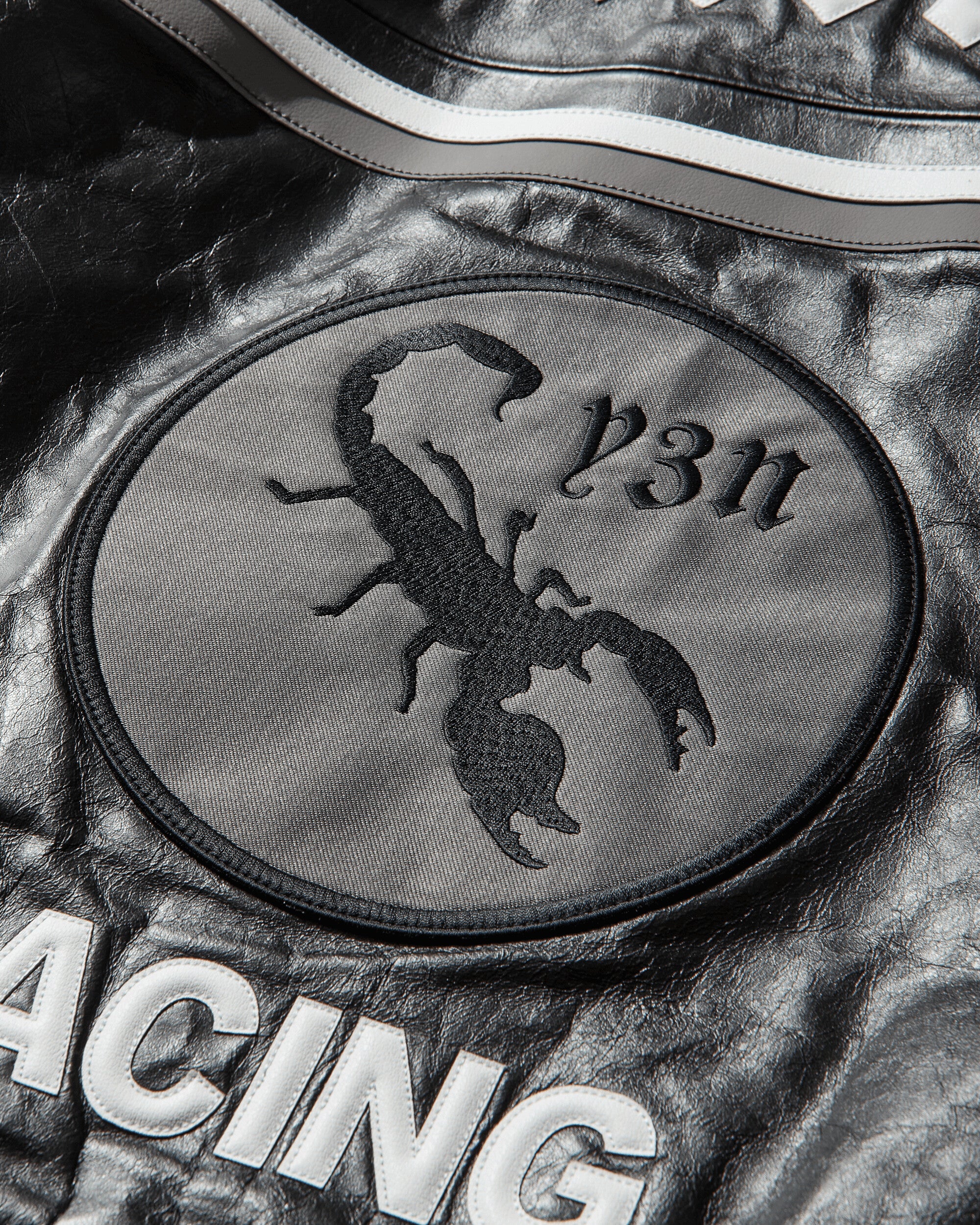 adidas Y 3 Nbhd Dainese Racer Jacket Black Coats and Jackets Leather Jackets KR1364