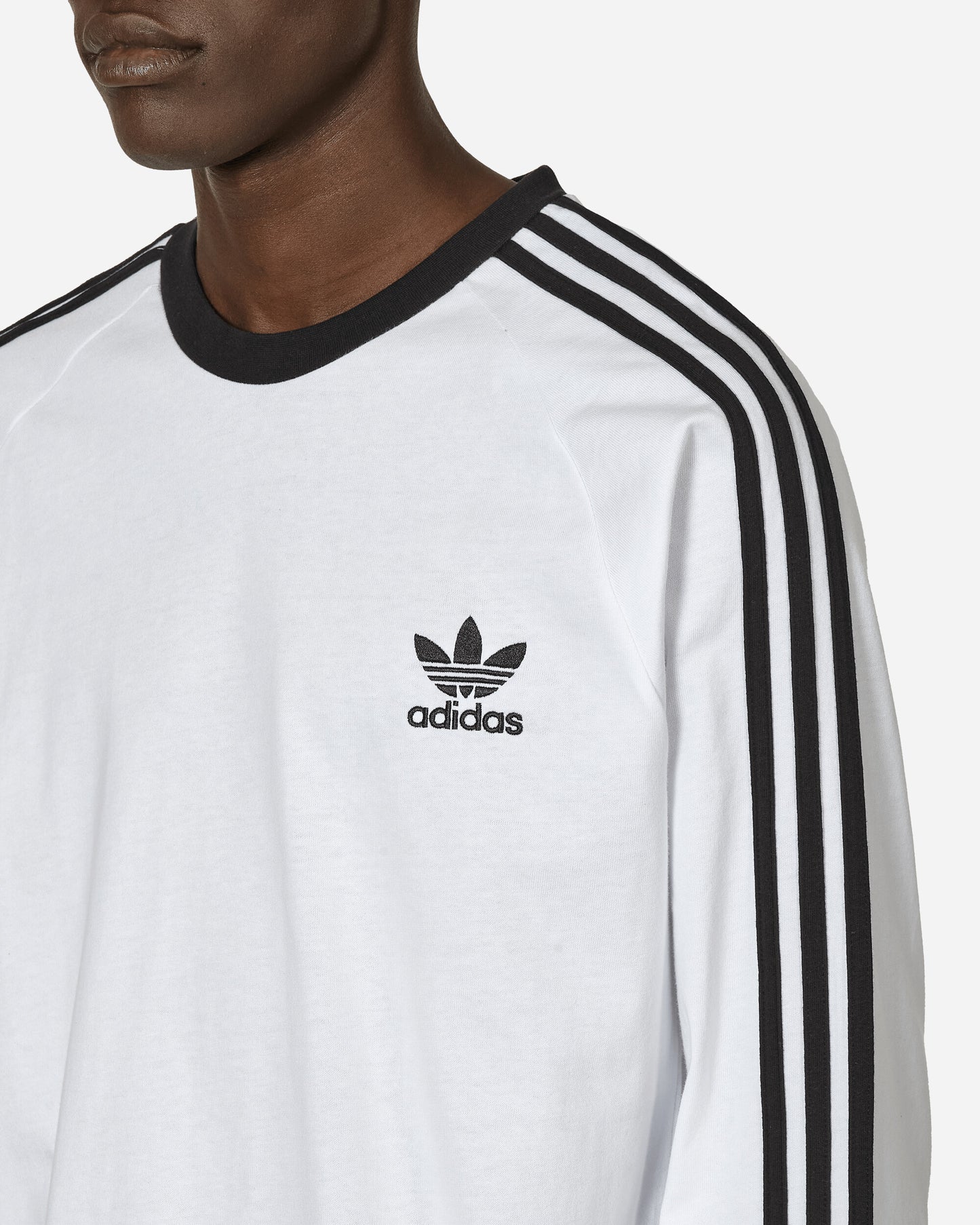 adidas 3-Stripes Ls T White T-Shirts Longsleeve IA4879
