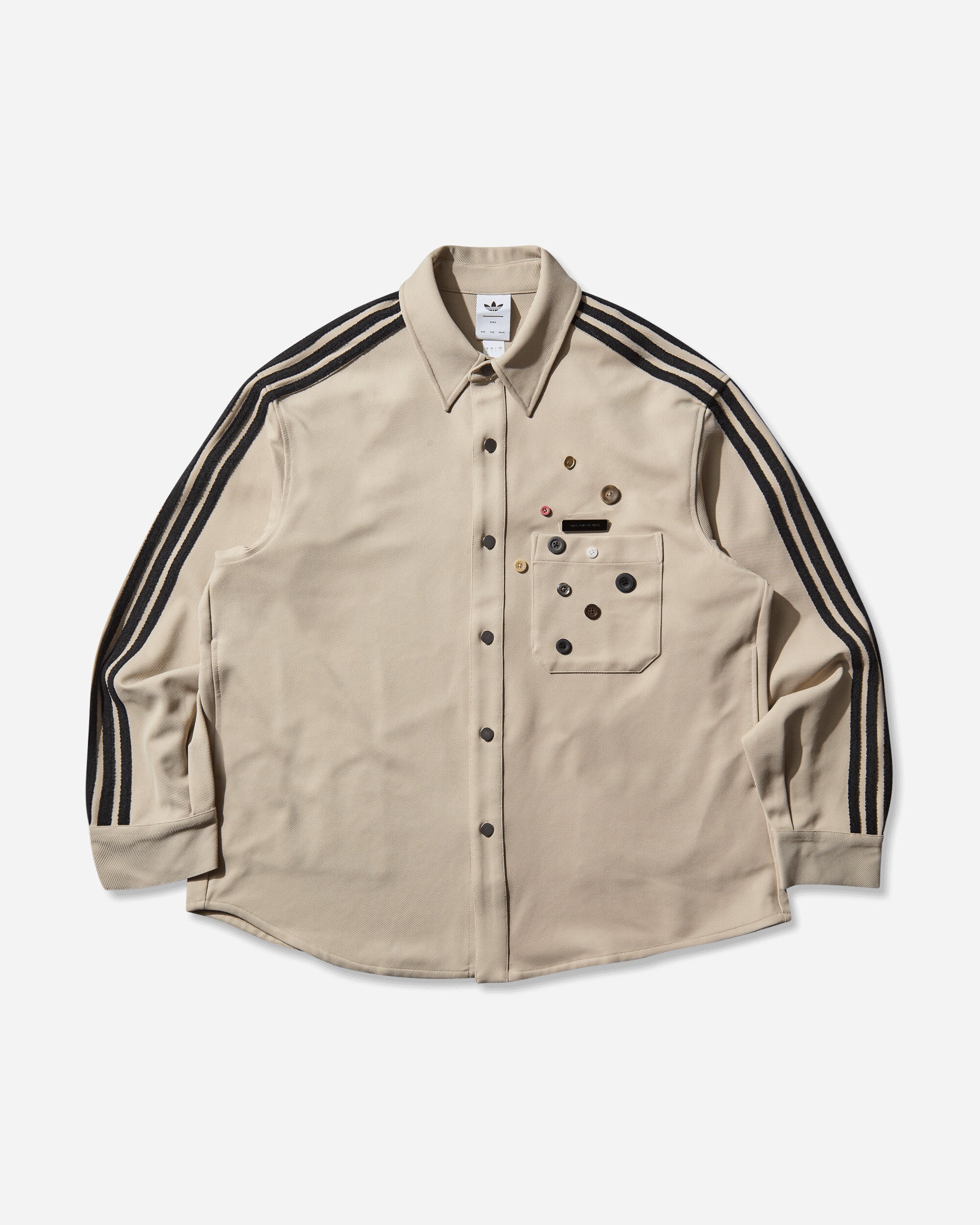 adidas Adi006 Shirt Song For The Mute Stone Khaki Shirts Longsleeve Shirt KC3141