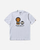 adidas Bape Ssl Milo White T-Shirts Shortsleeve JZ7392