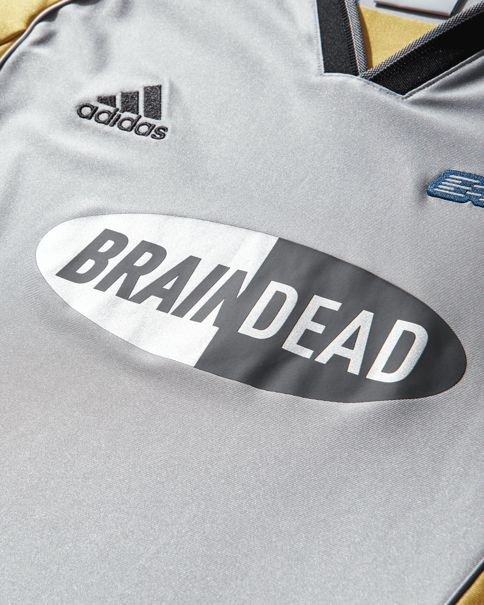 adidas Fb Jersey Brain Dead Silver Metallic T-Shirts Shortsleeve JY7960