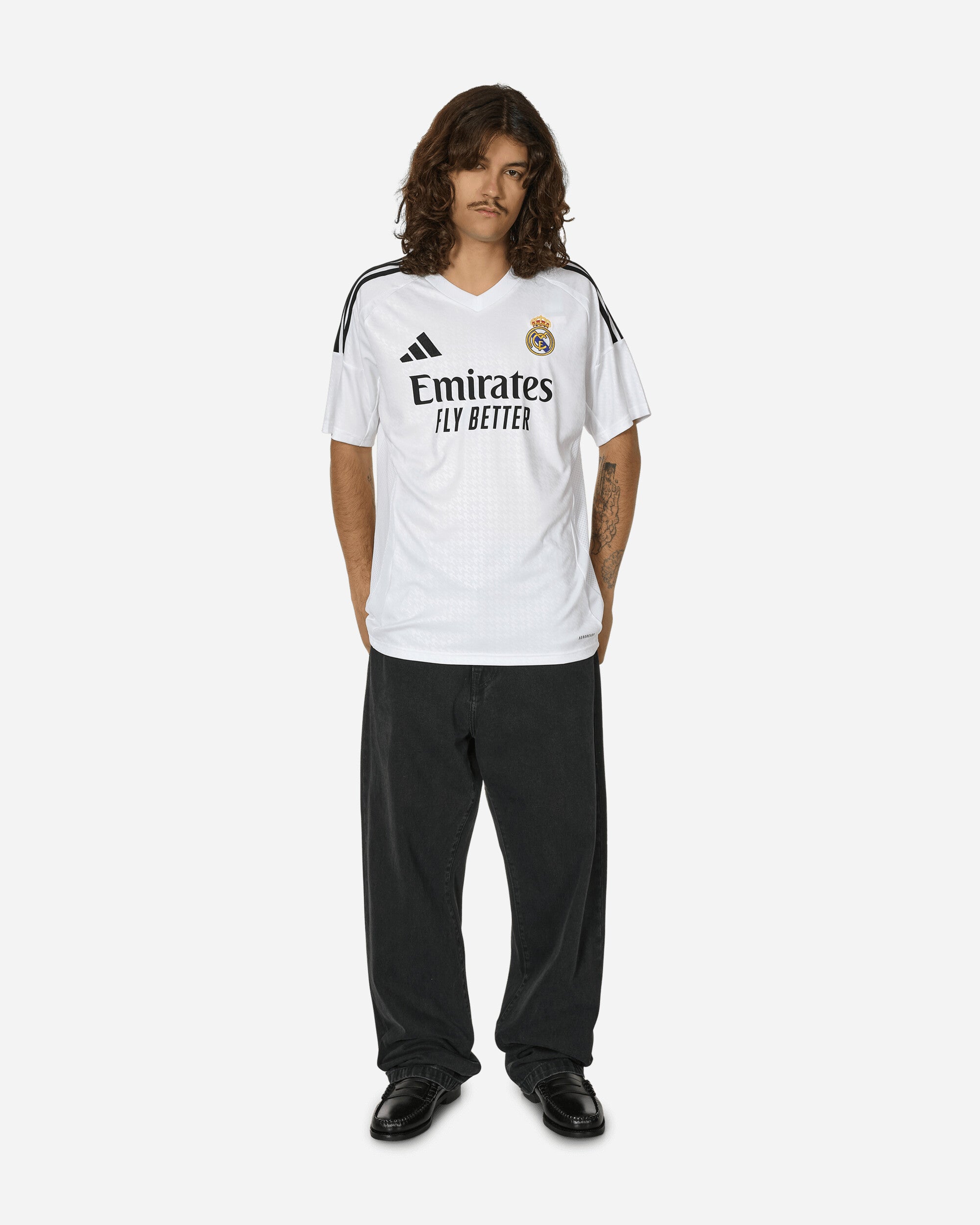 adidas Real H Jsy White T-Shirts Shortsleeve IU5011