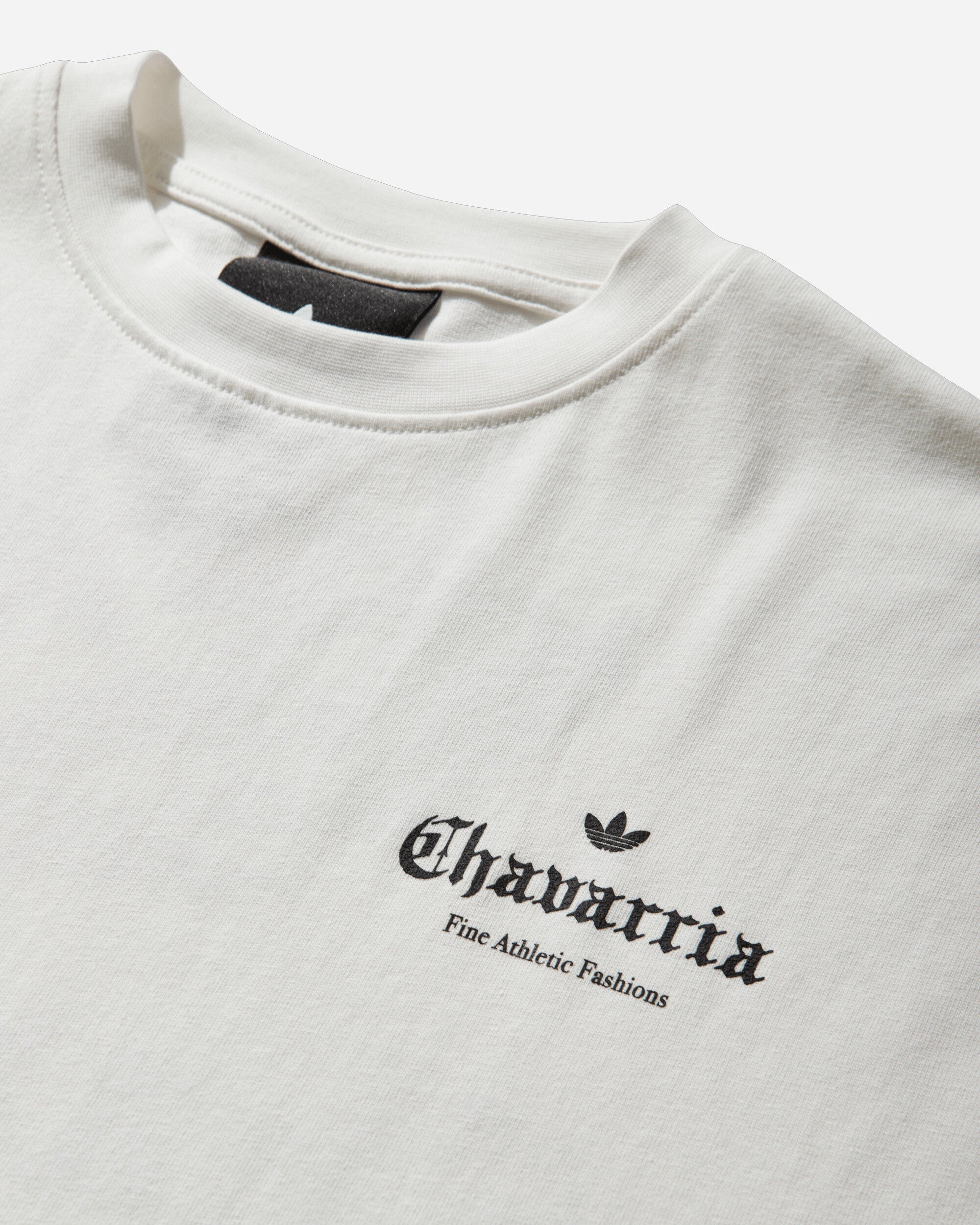 adidas Willy Chavarria Logo Ss Tee Off White T-Shirts Shortsleeve KR8687