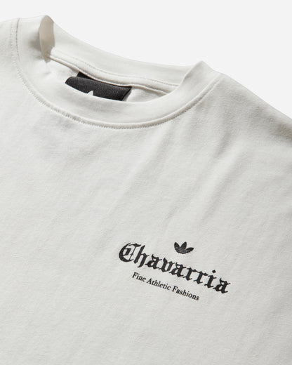 adidas Willy Chavarria Logo Ss Tee Off White T-Shirts Shortsleeve KR8687