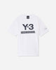 adidas Y 3 Nbhd Logo Tee White T-Shirts Shortsleeve JX7449