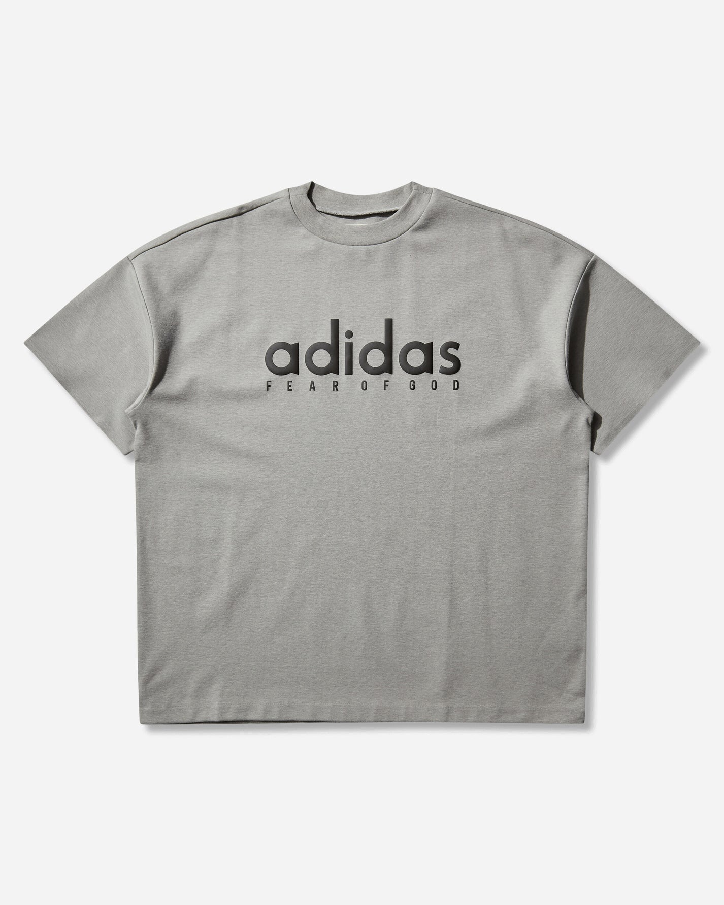 adidas Qdj Short Sleev Fear Of God Medium Grey Heather Shirts Shortsleeve Shirt JZ4894