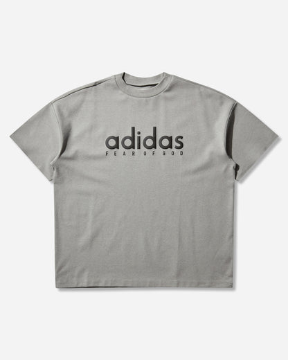 adidas Qdj Short Sleev Fear Of God Medium Grey Heather Shirts Shortsleeve Shirt JZ4894