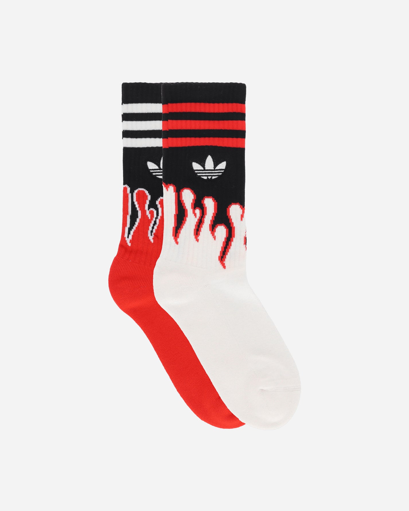 adidas 100T Socks Cream White/Red Underwear Socks JE0320