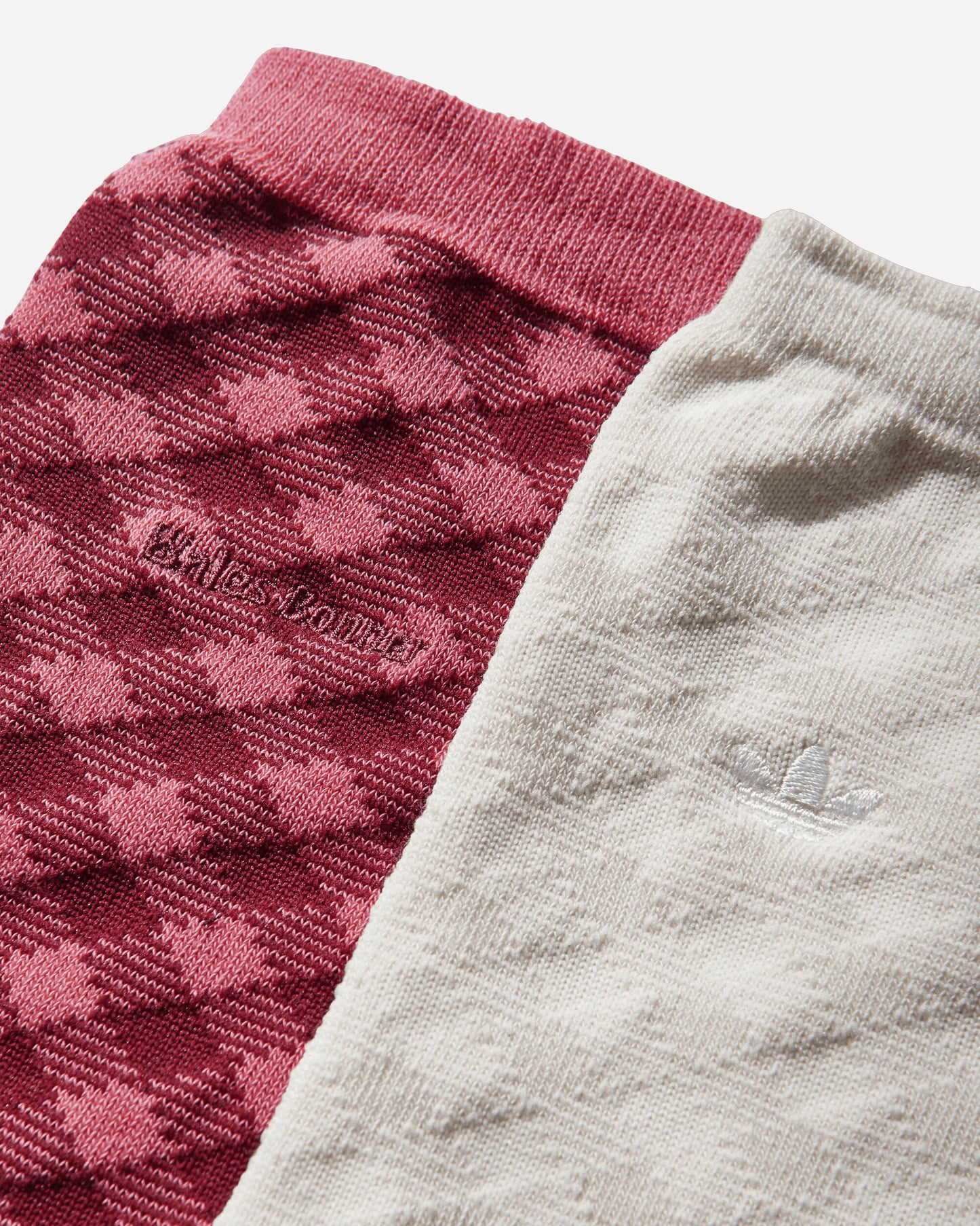 adidas Wales Bonner Check Sock Craft Pink Underwear Socks KG4888