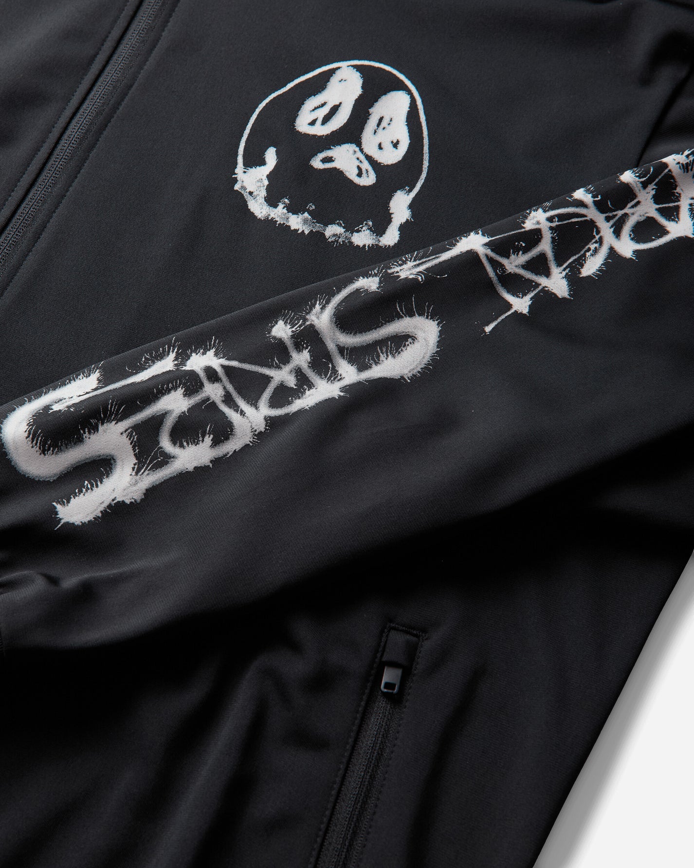adidas Gfx Nyln Tt Black Sweatshirts Track Tops KQ8595