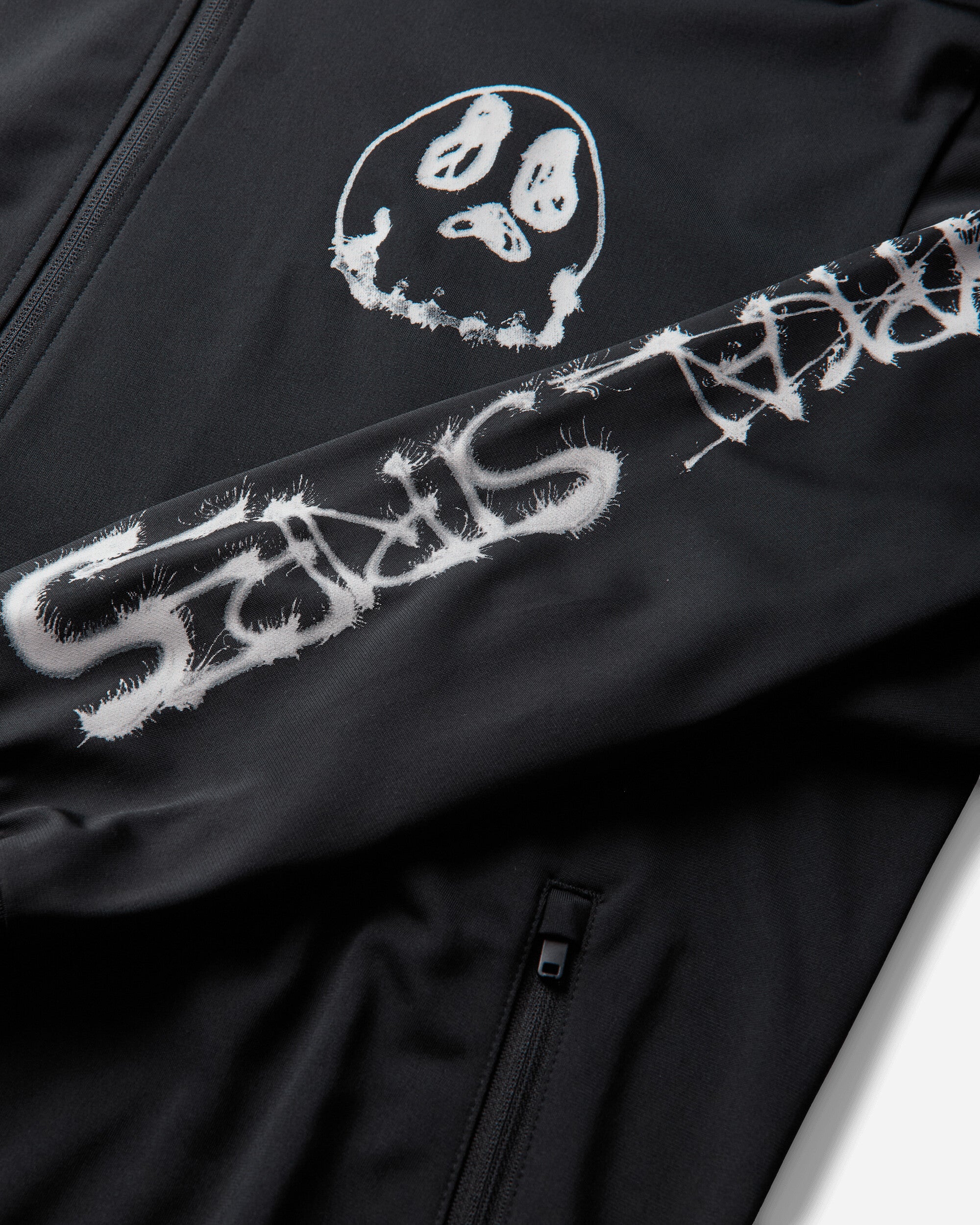 adidas Gfx Nyln Tt Black Sweatshirts Track Tops KQ8595