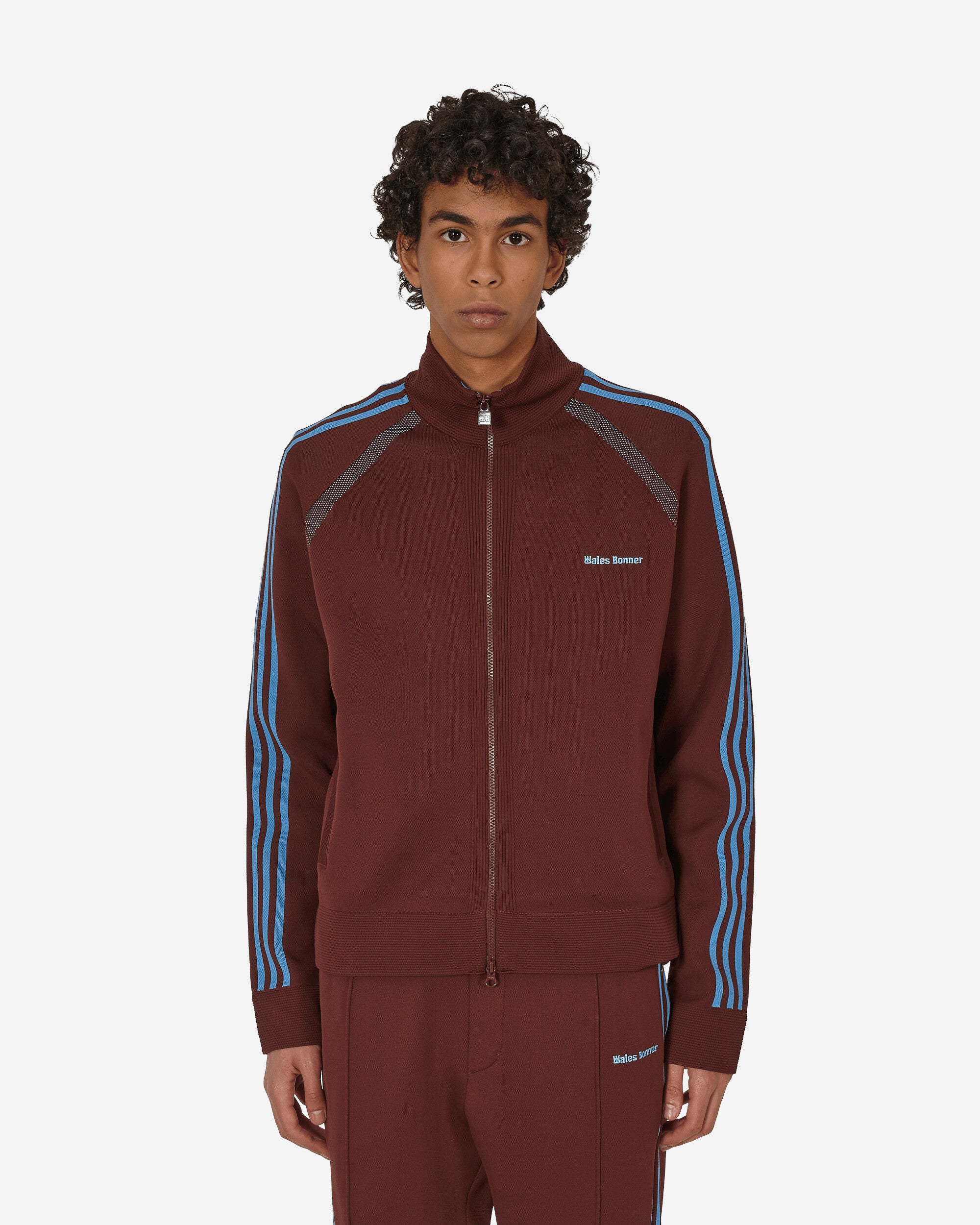 adidas Wales Bonner Statement Knit Track Top Mystery Brown