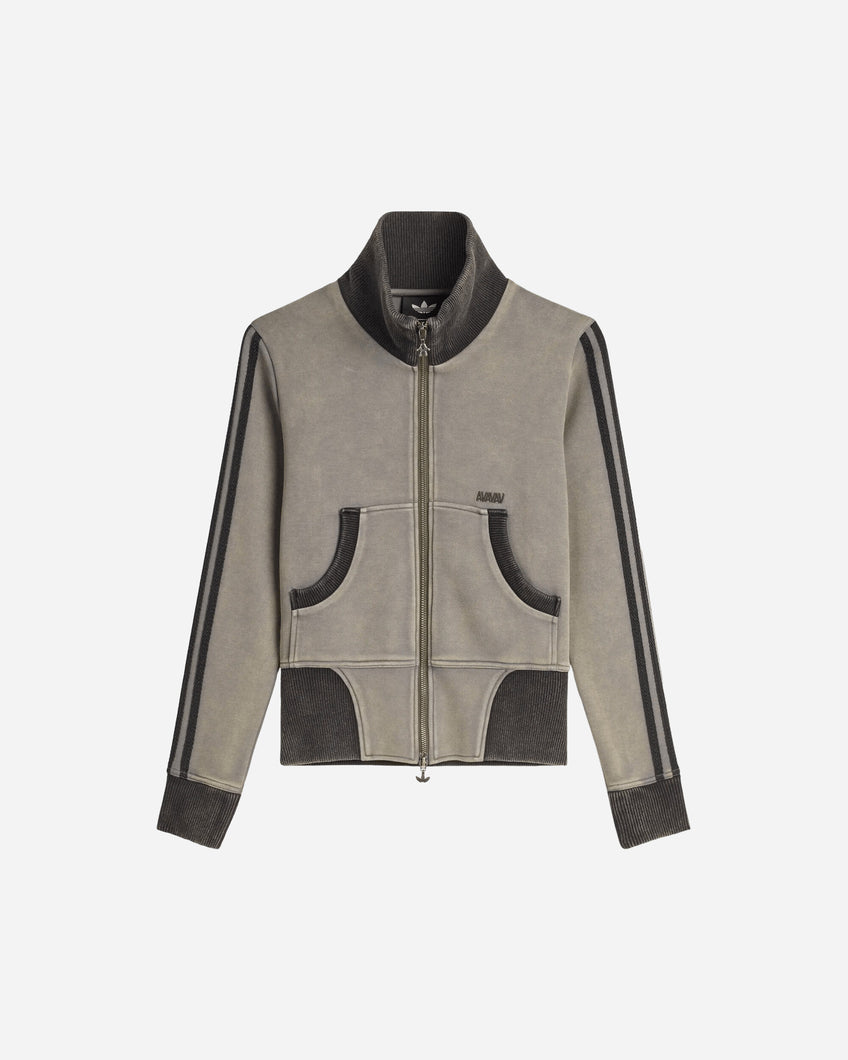 adidas Wmns Avavav Cropped Tt Grey Four Sweatshirts Track Tops KQ5922