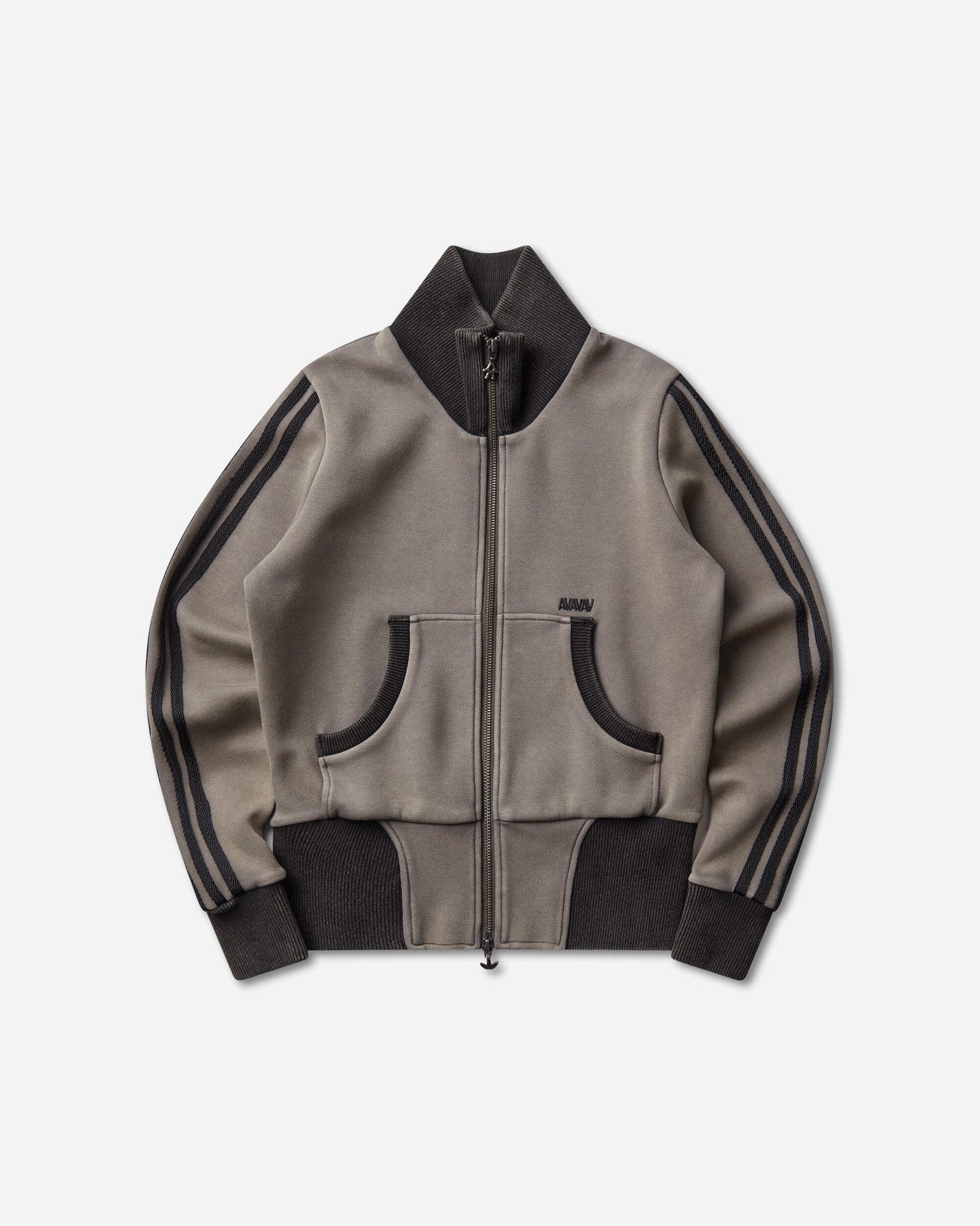 adidas Wmns Avavav Cropped Tt Grey Four Sweatshirts Track Tops KQ5922