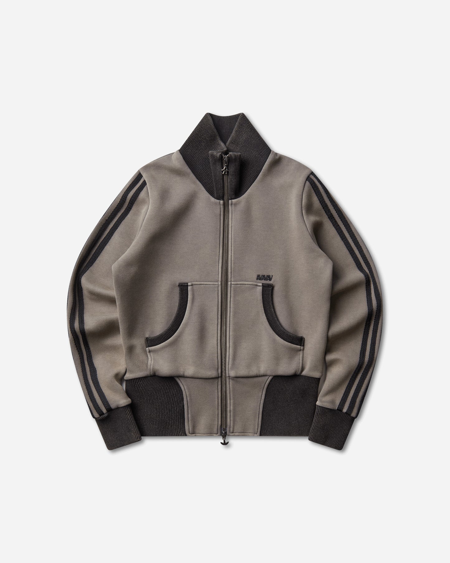 adidas Wmns Avavav Cropped Tt Grey Four Sweatshirts Track Tops KQ5922