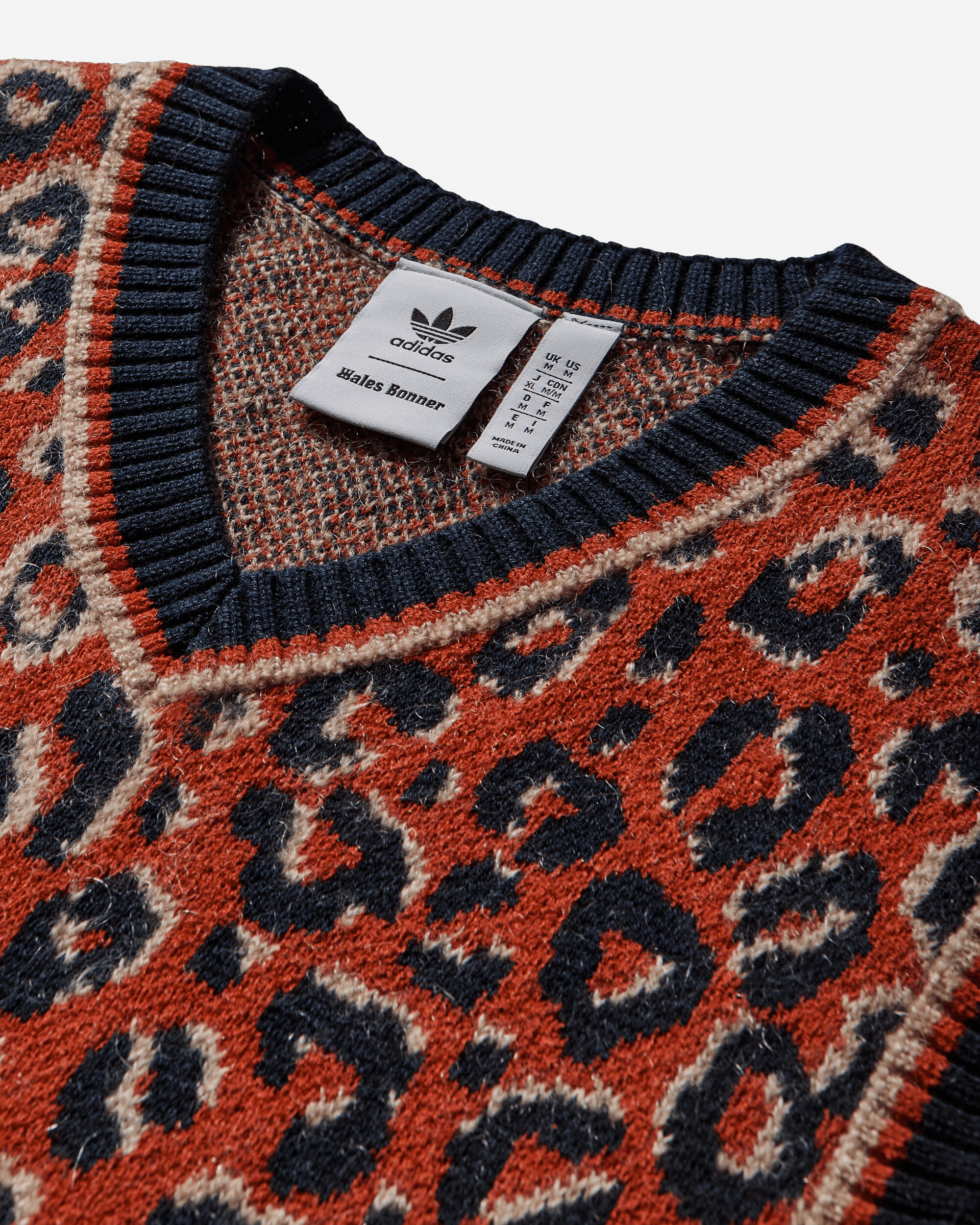 adidas Wales Bonner Knit Vest Wales Bonner Collegiate Navy/Beige Coats and Jackets Vests KD0335