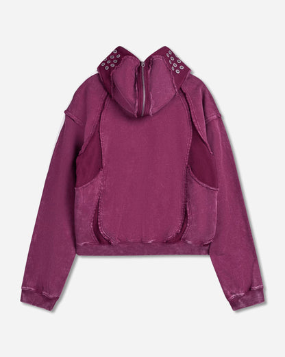 adidas Thug Club Tg Sweat Hd Thug Club Maroon Sweatshirts Zip-Ups KC2210