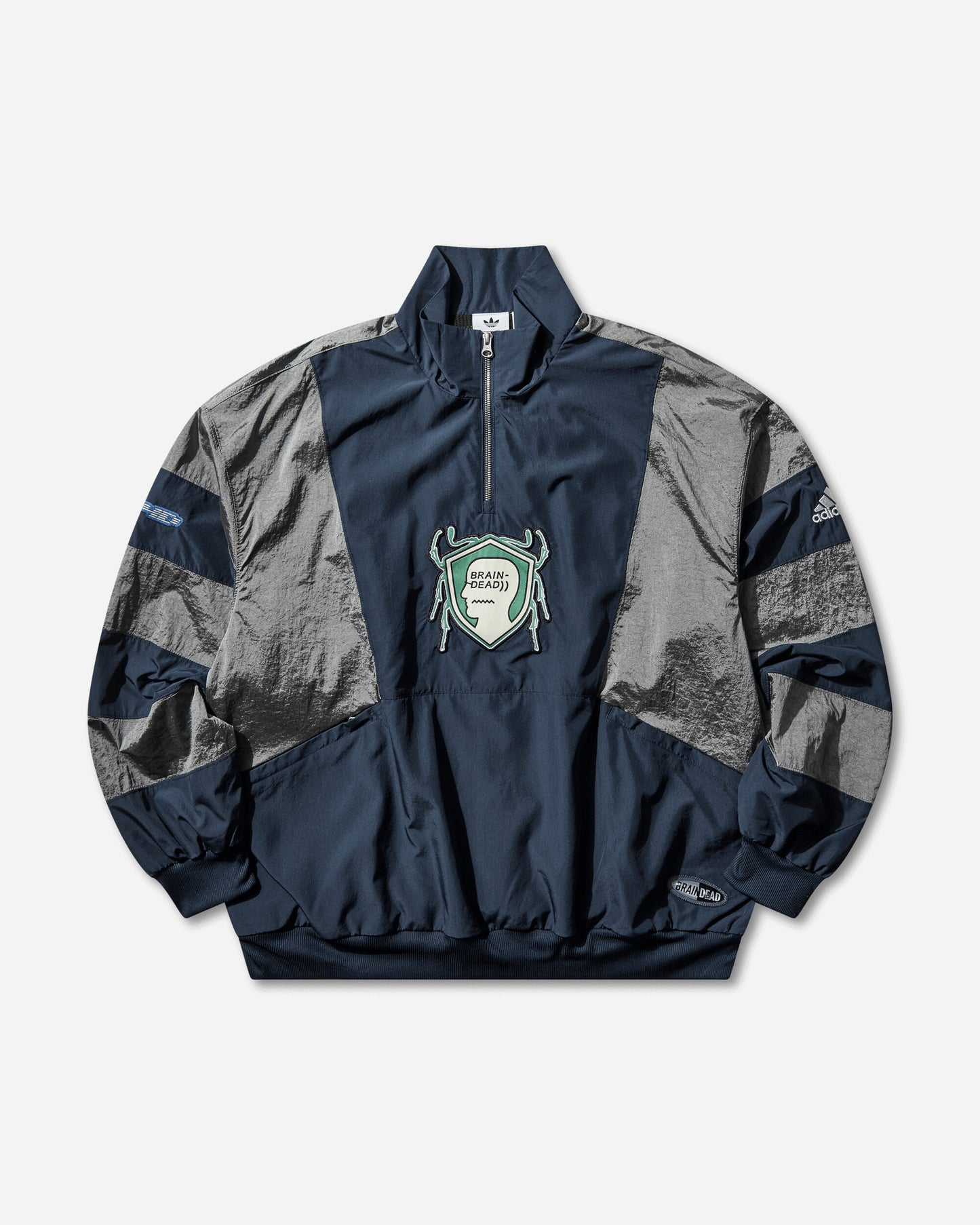 adidas Track Top Brain Dead Collegiate Navy Sweatshirts Zip-Ups JZ1055