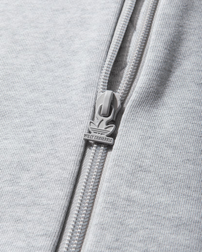 adidas Willy Chavarria Fz Hoody Light Grey Heather Sweatshirts Zip-Ups KV2250
