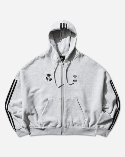 adidas Willy Chavarria Fz Hoody Light Grey Heather Sweatshirts Zip-Ups KV2250