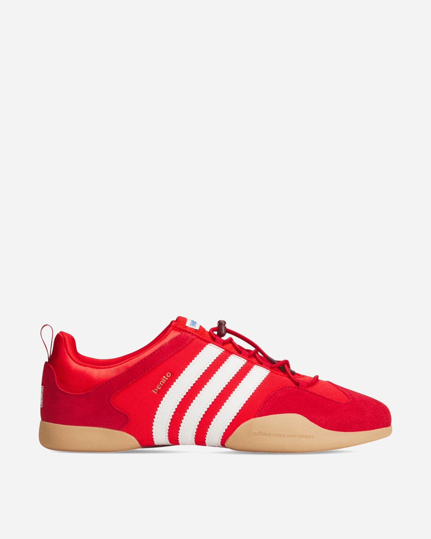 adidas Bad Bunny Ballerina Vivid Red Classic Shoes Flat Shoes KI7916