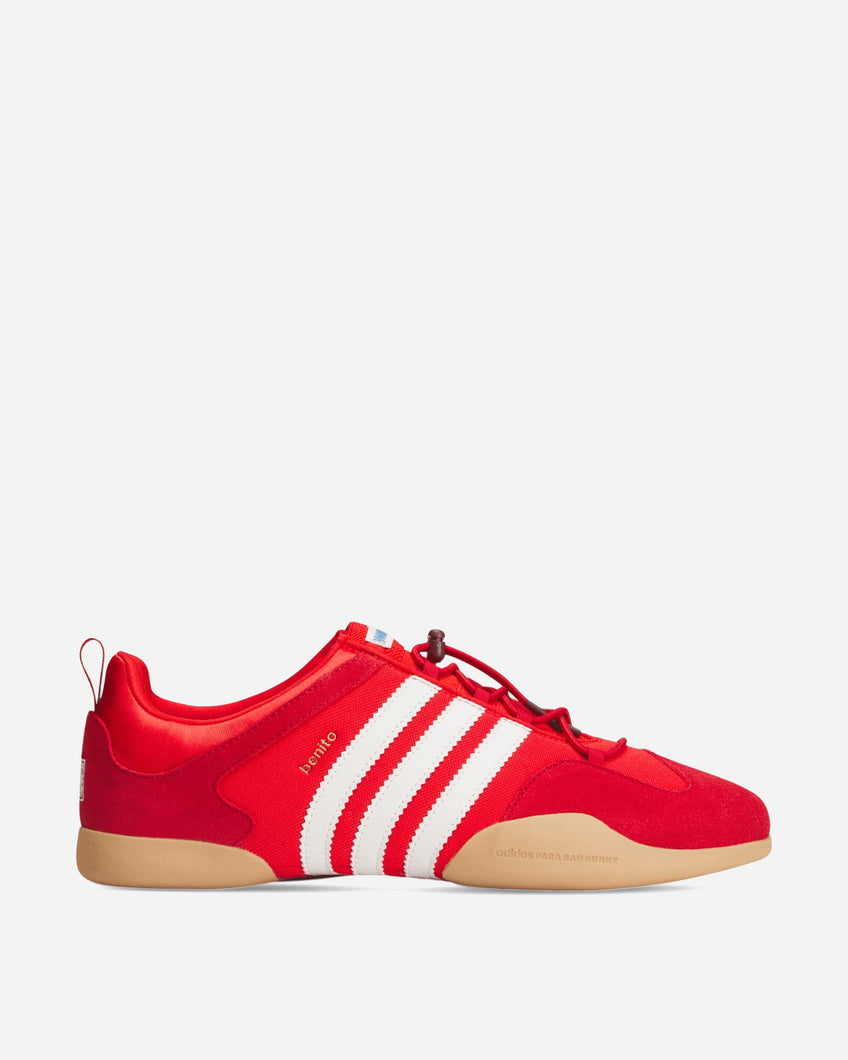 adidas Bad Bunny Ballerina Vivid Red Classic Shoes Flat Shoes KI7916