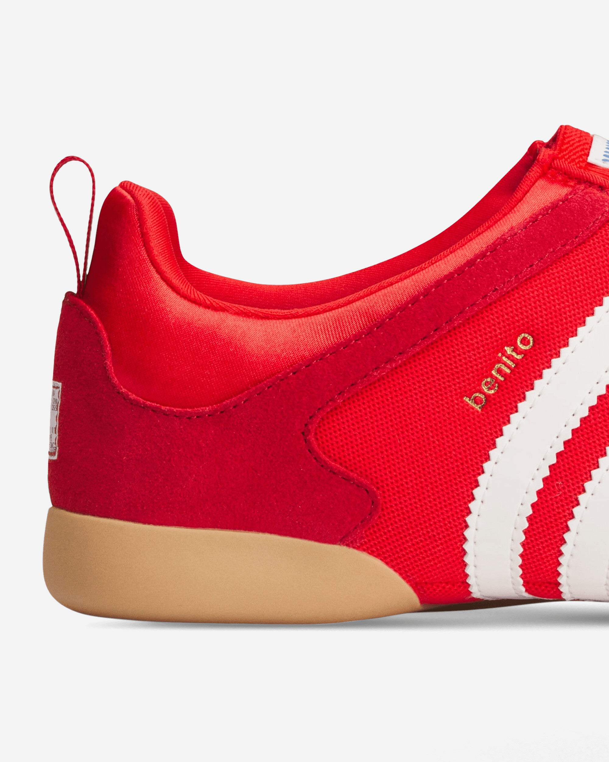 adidas Bad Bunny Ballerina Vivid Red Classic Shoes Flat Shoes KI7916