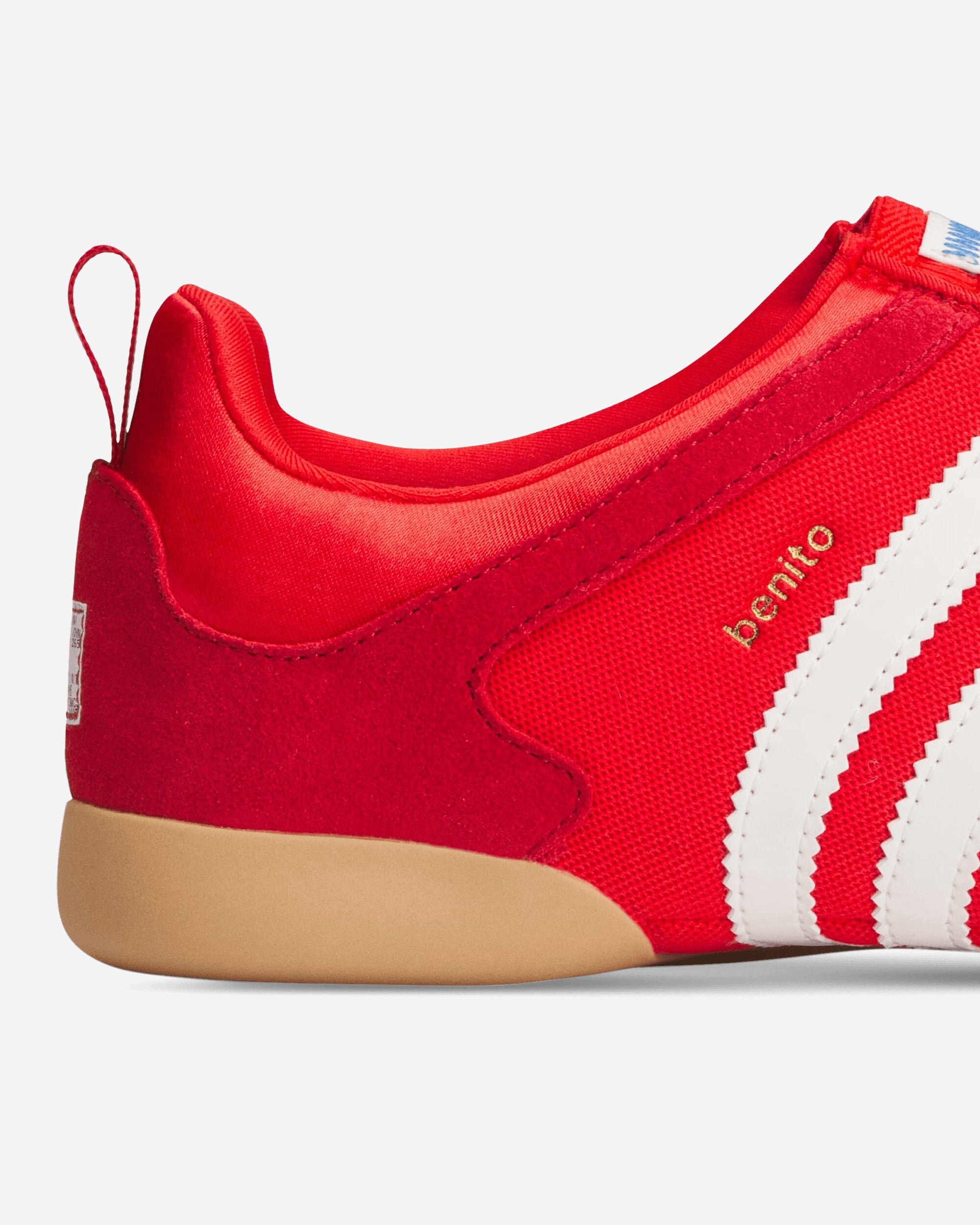 adidas Bad Bunny Ballerina Vivid Red Classic Shoes Flat Shoes KI7916