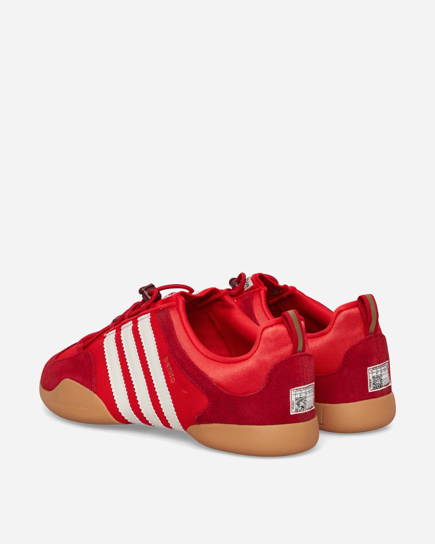 adidas Bad Bunny Ballerina Vivid Red Classic Shoes Flat Shoes KI7916