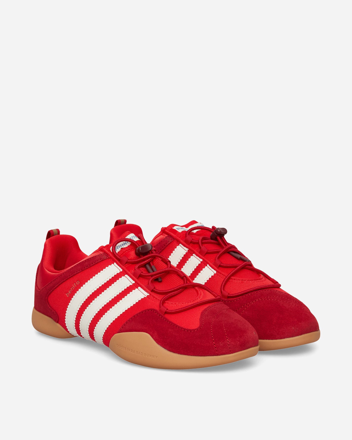 adidas Bad Bunny Ballerina Vivid Red Classic Shoes Flat Shoes KI7916