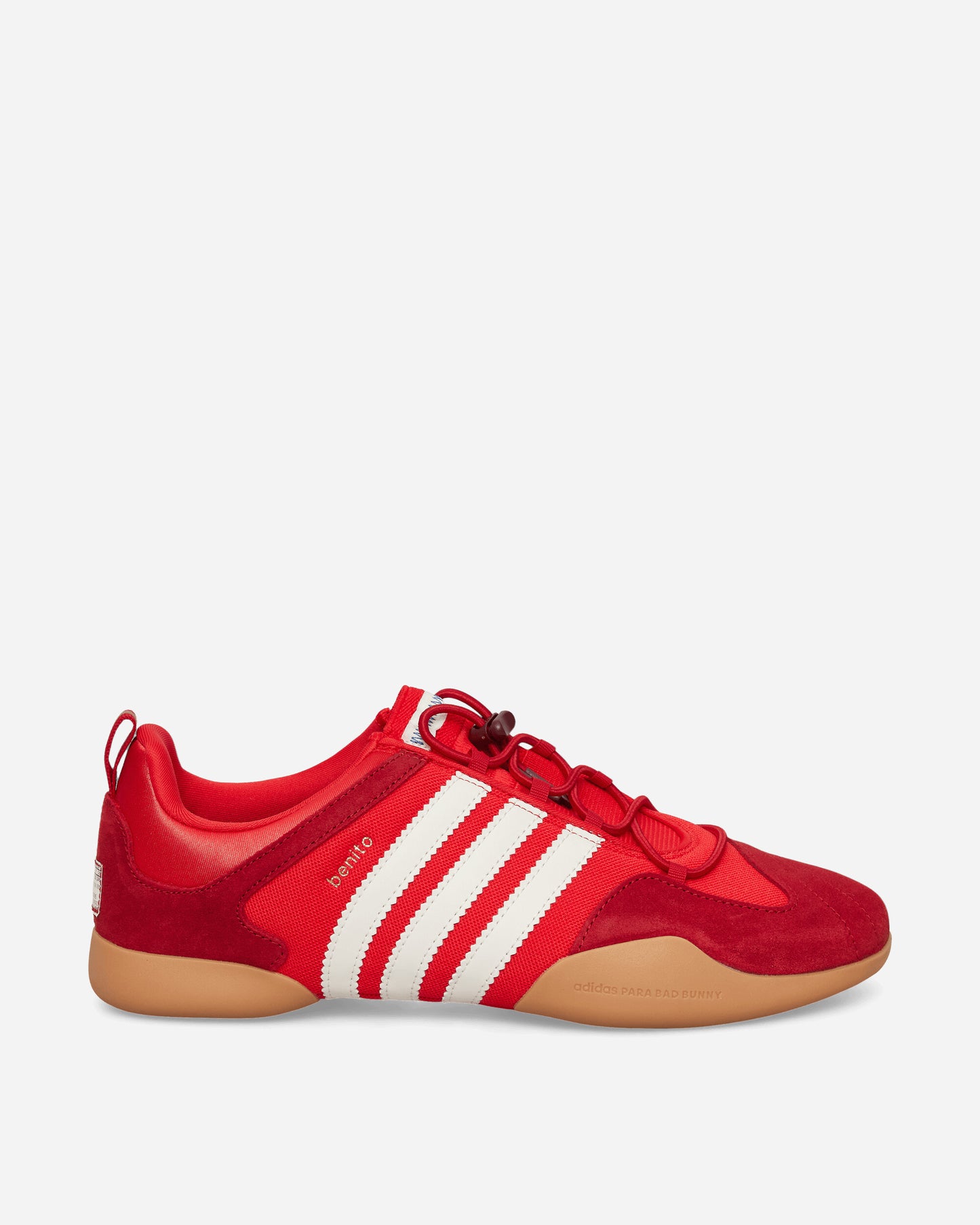 adidas Bad Bunny Ballerina Vivid Red Classic Shoes Flat Shoes KI7916