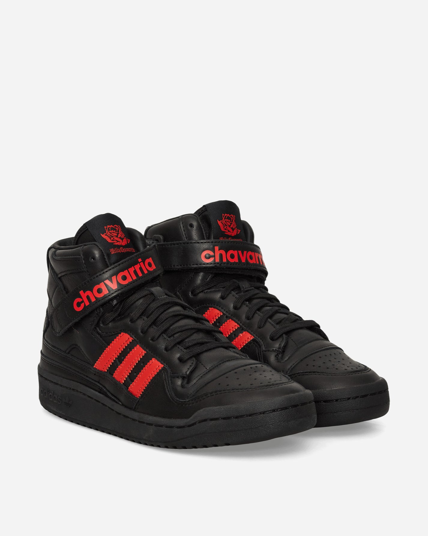adidas Willy Chavarria Forum 84 Core Black/Core Black/Red Sneakers High KK3695