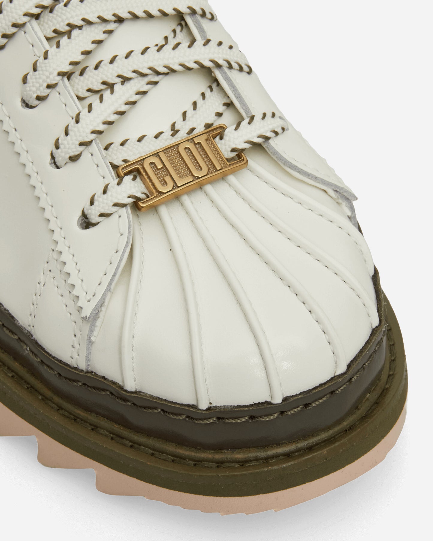 adidas Clot X Bape Superstar By Ec Off White Sneakers Low KJ1473