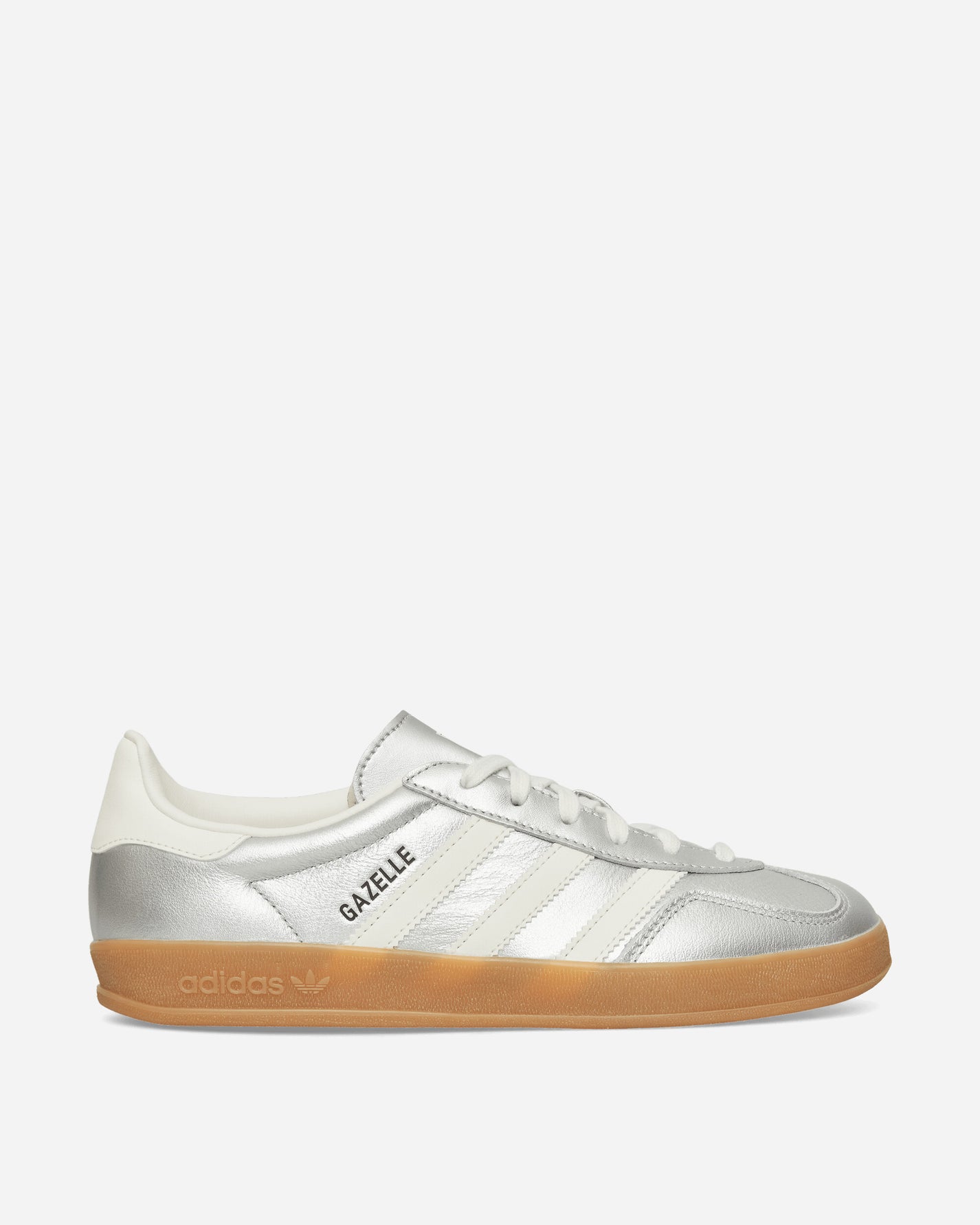 adidas Gazelle Indoor Silver Met/Core White Sneakers Low JR1206