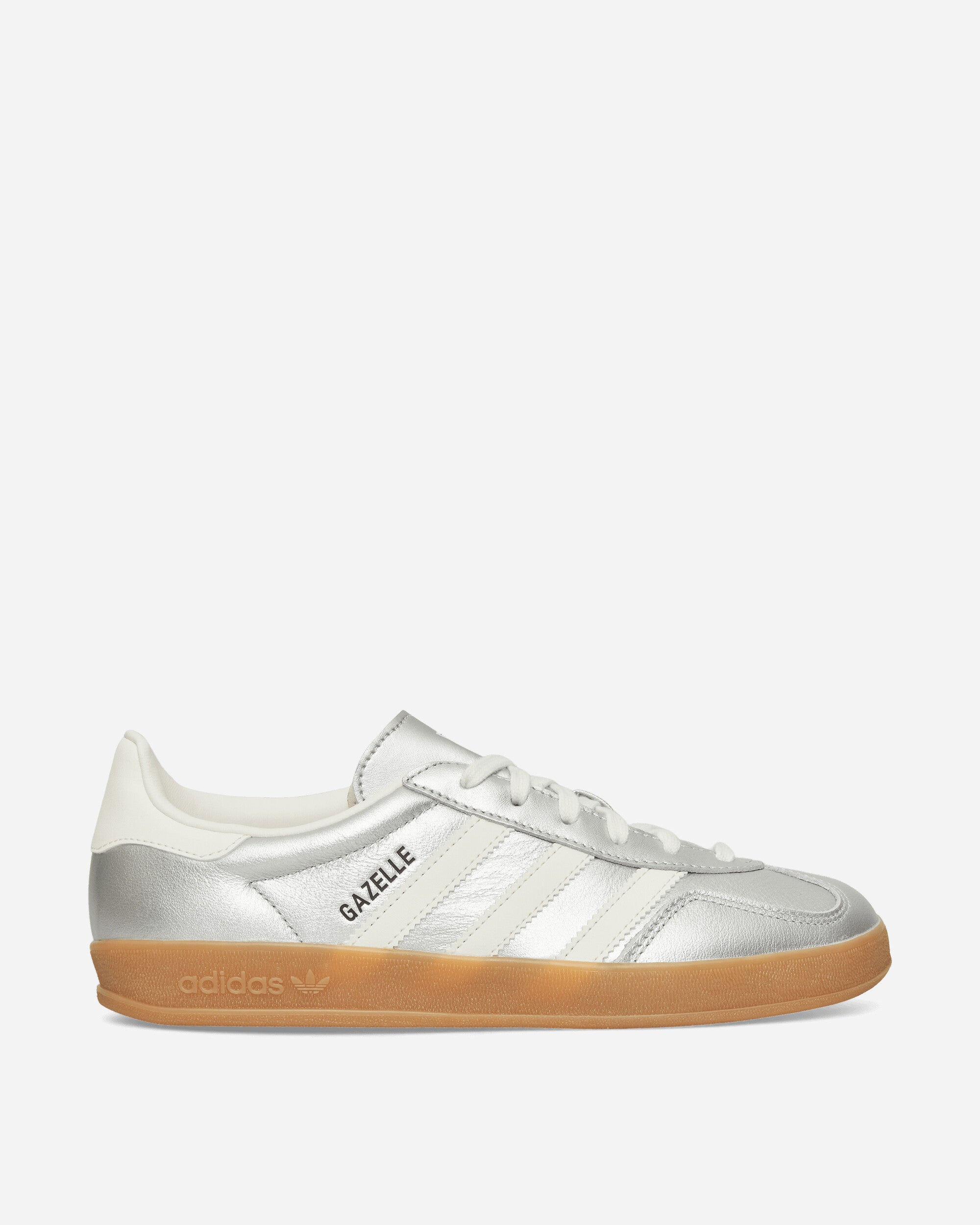 adidas Gazelle Indoor Silver Met/Core White Sneakers Low JR1206