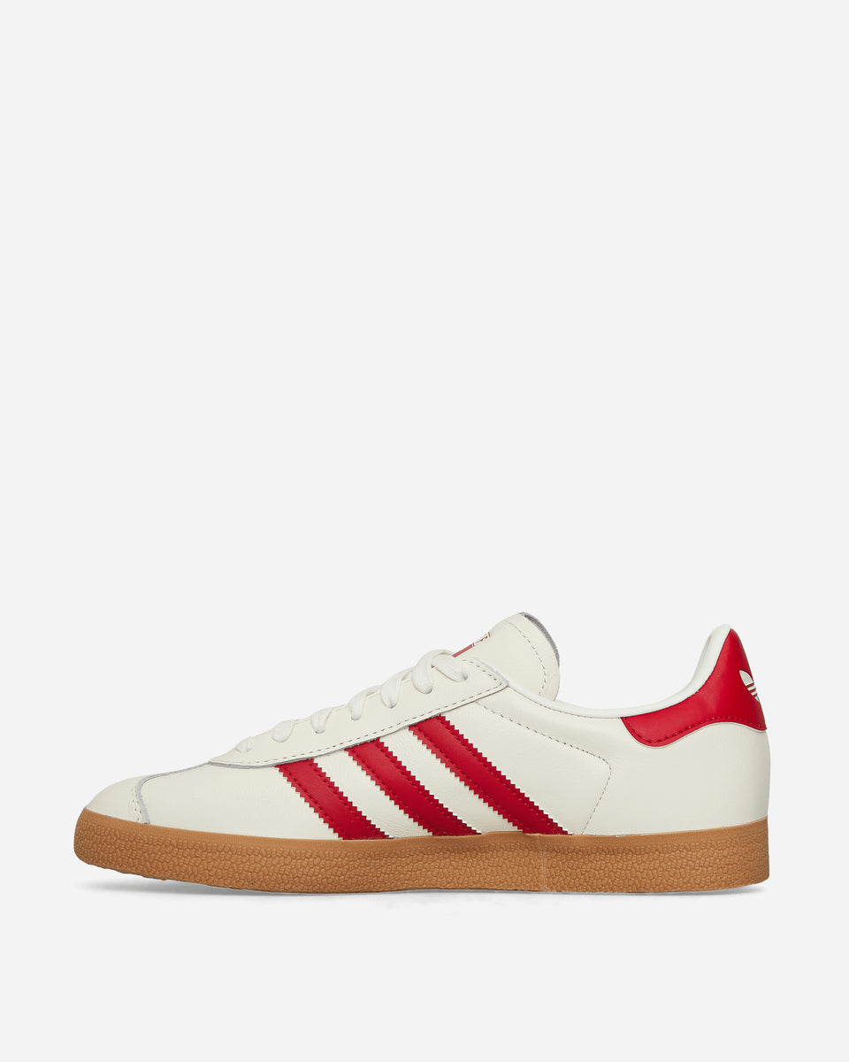 adidas Gazelle Sneakers Off White / Power Red - Slam Jam® Official Store
