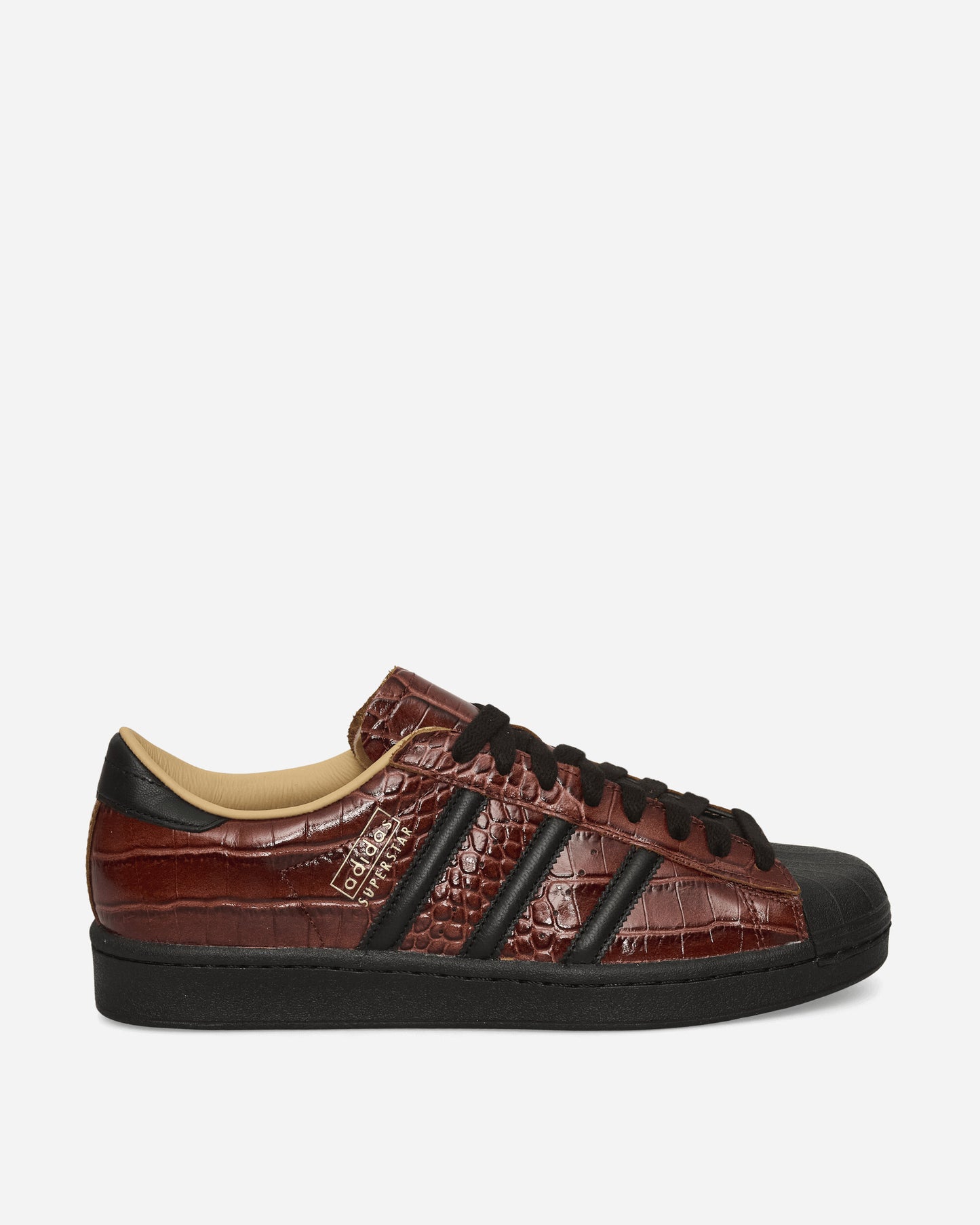 adidas Superstar Vintage Fox Brown/Core Black/Beige Sneakers Low JQ3258
