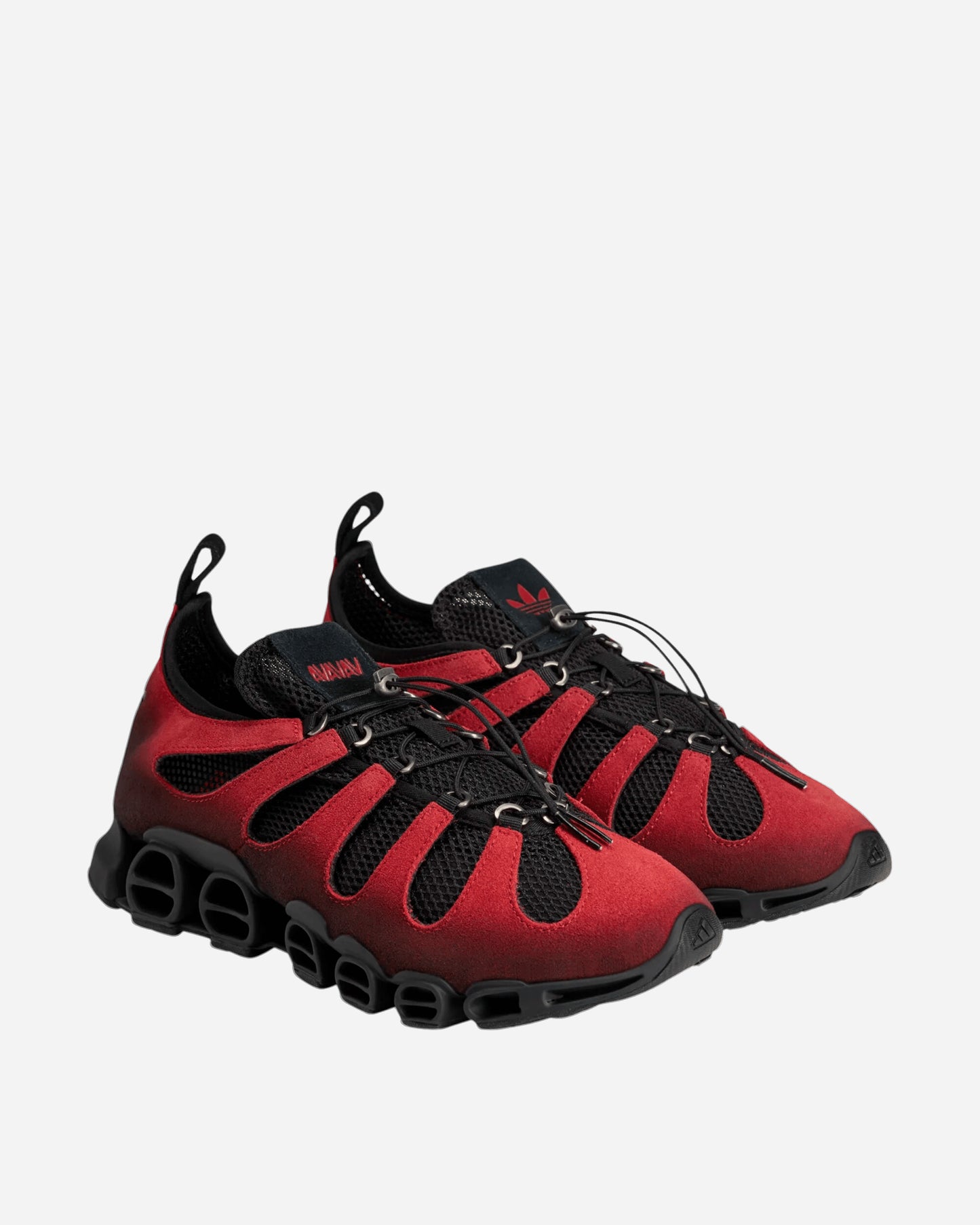 adidas Wmns Avavavmegaride Cutout Suede Core Black Sneakers Low KH9687
