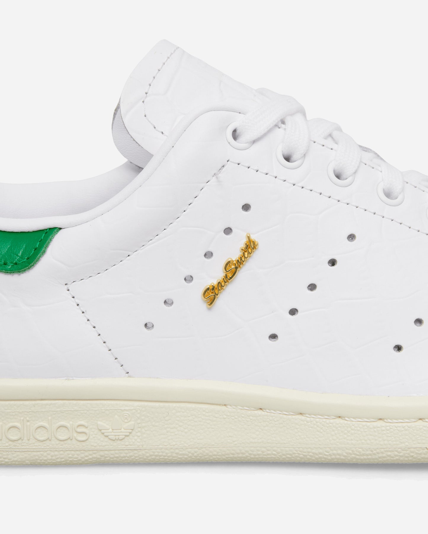 adidas Wmns Stan Smith 80S W Ftwwht/Ftwwht/Green Sneakers Low LA1695