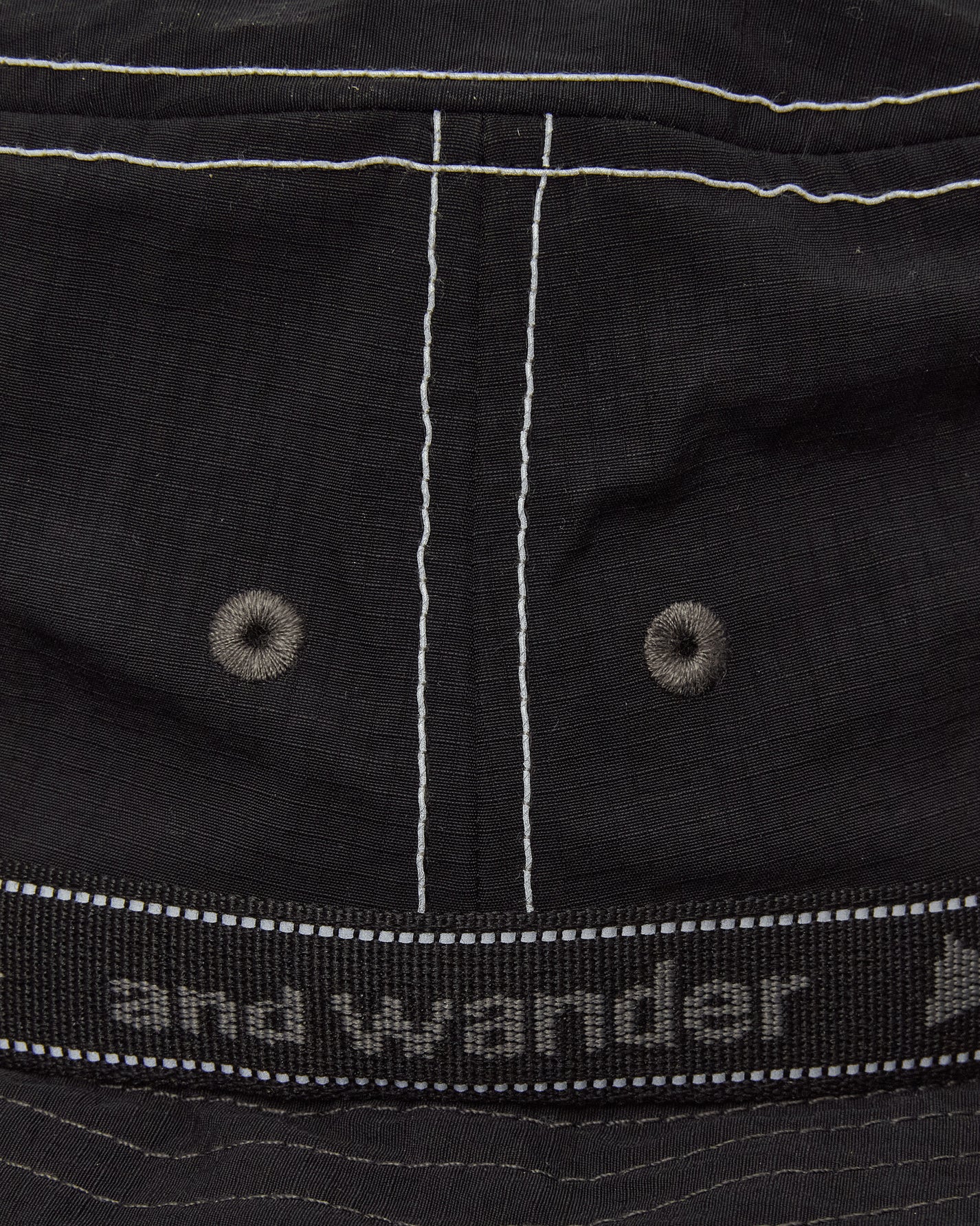 and wander 156  Jq Tape Hat Black  Hats Bucket 5745976242 010