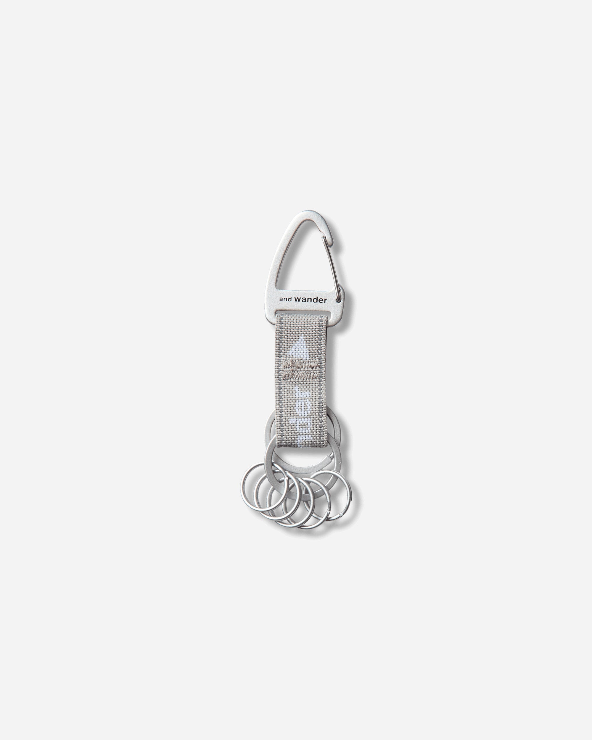 and wander 173 Key Hook L Gray Small Accessories Keychains 5745987257 021