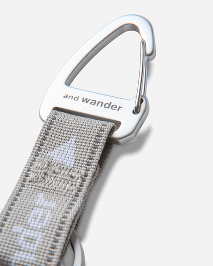 and wander 173 Key Hook L Gray Small Accessories Keychains 5745987257 021