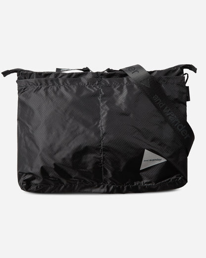 and wander 137 Sil Sacoche Black Bags and Backpacks Shoulder Bags 5745975213 010