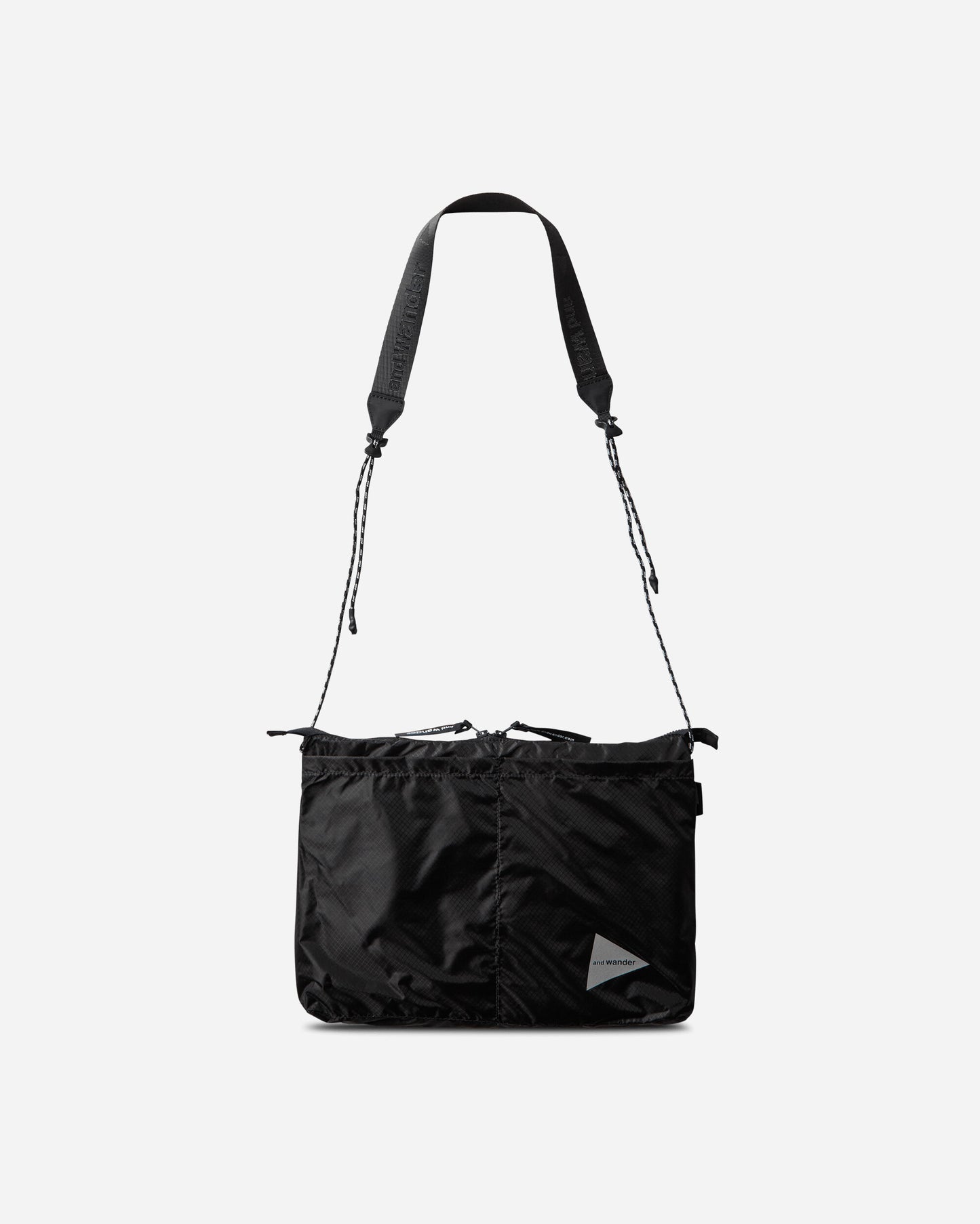 and wander 137 Sil Sacoche Black Bags and Backpacks Shoulder Bags 5745975213 010
