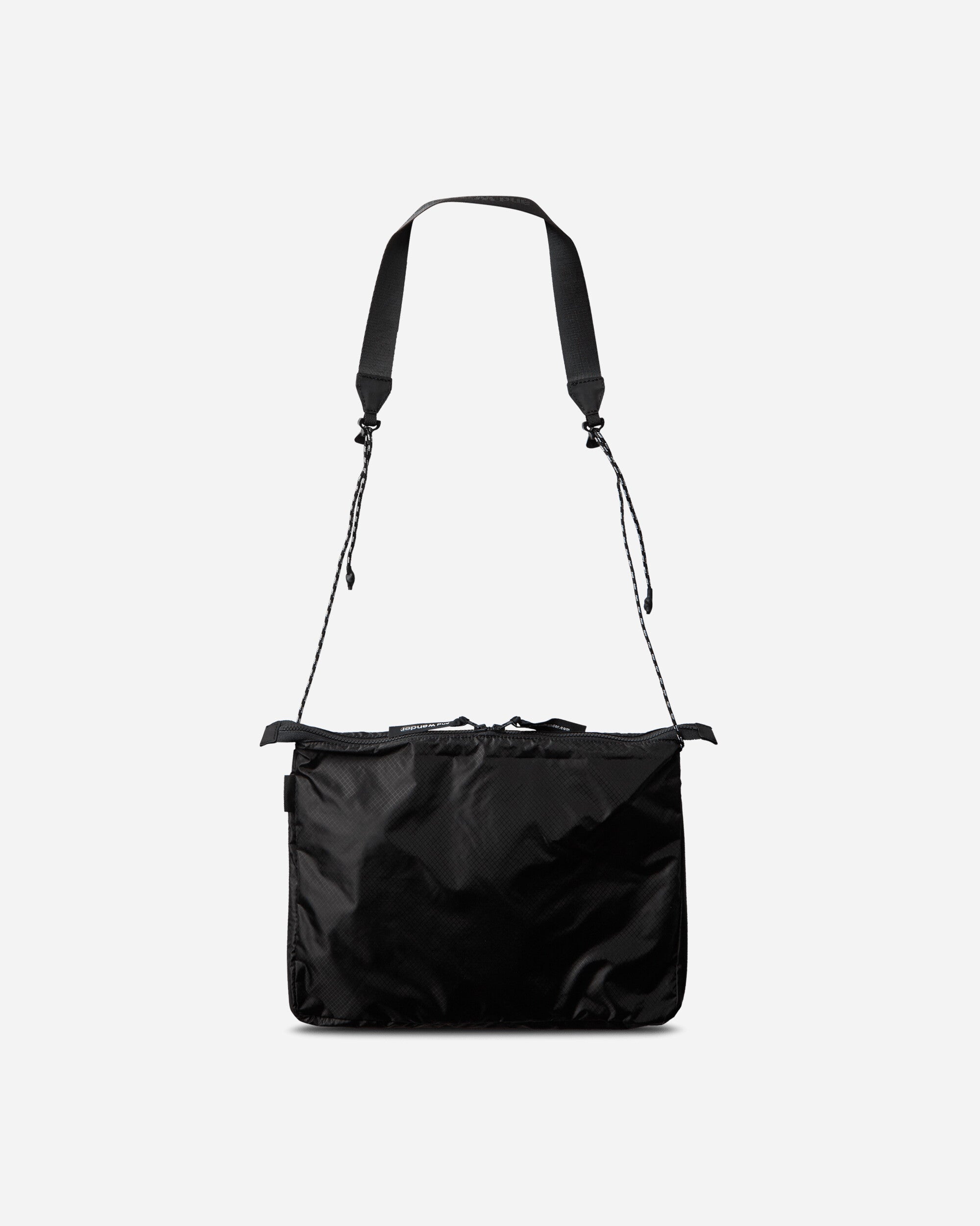 and wander 137 Sil Sacoche Black Bags and Backpacks Shoulder Bags 5745975213 010