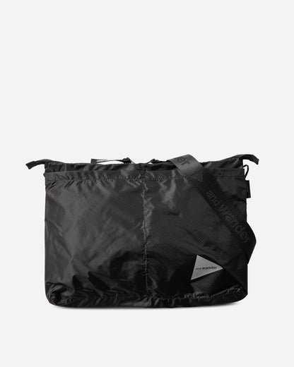 and wander 137 Sil Sacoche Black Bags and Backpacks Shoulder Bags 5745975213 010