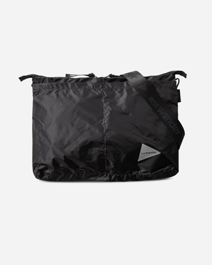 and wander 137 Sil Sacoche Black Bags and Backpacks Shoulder Bags 5745975213 010
